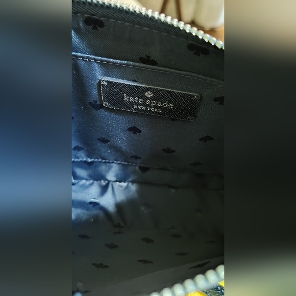 Kate♠️Spade NWOT Lola Glitter small crossbody bag•Dusk Navy - Picture 9 of 15